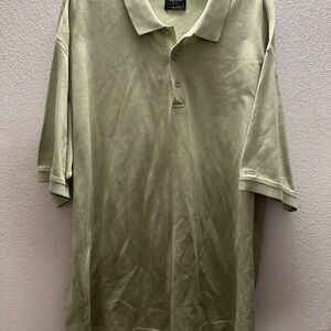 Izod Green Golf Polo Shirt with Classic Collar
